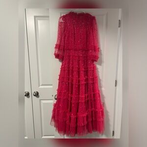Needle & Thread Fuchsia Maxi Dress